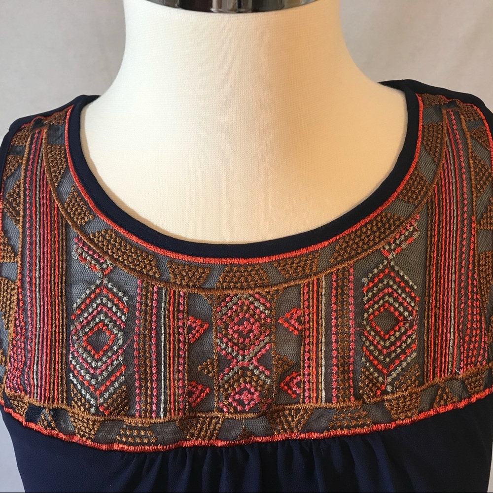Navy Blue mini dress - size small - Picture 4 of 9
